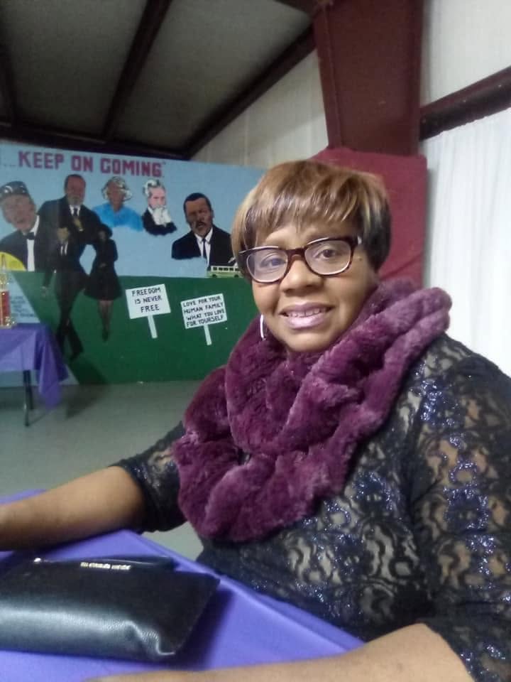 Marian Allen serving the community
